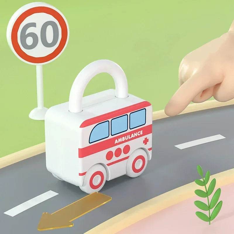 Kids Alphabet Lock Key Matching Educational Toys Montessori Number Matching Locking Toddler Learning Word Homeschool Toys - ToylandEU