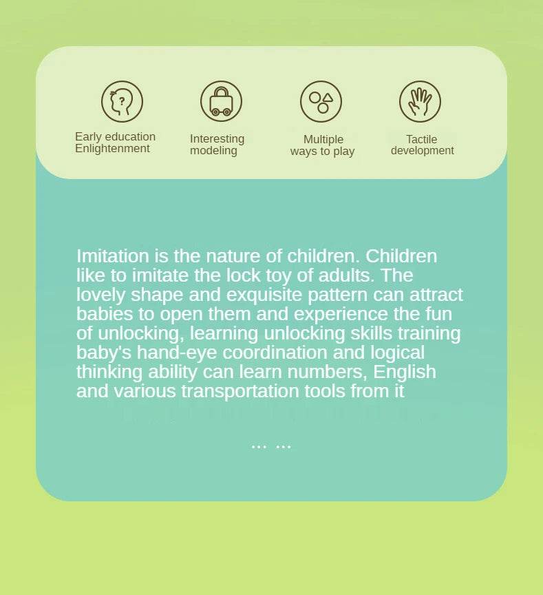 Kids Alphabet Lock Key Matching Educational Toys Montessori Number Matching Locking Toddler Learning Word Homeschool Toys - ToylandEU