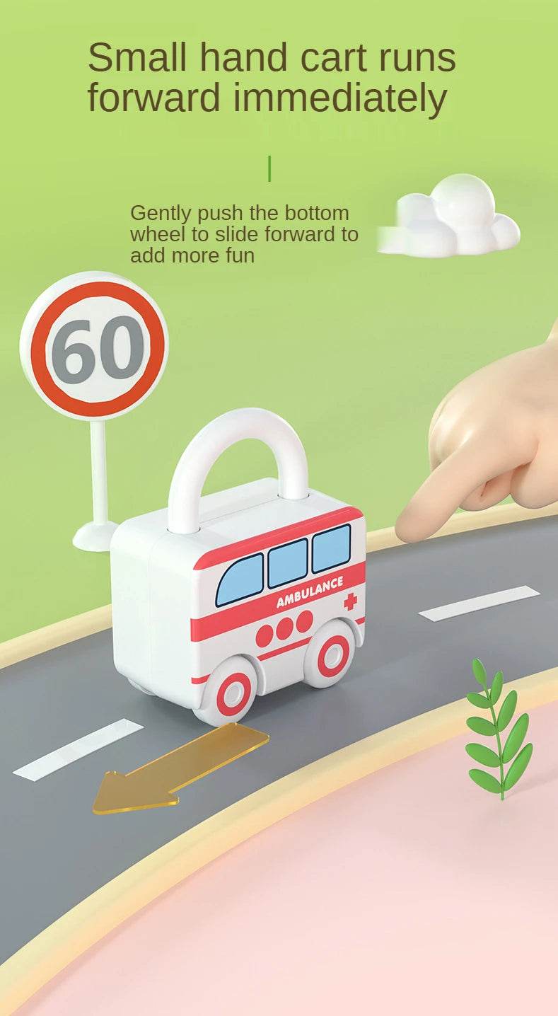 Kids Alphabet Lock Key Matching Educational Toys Montessori Number Matching Locking Toddler Learning Word Homeschool Toys - ToylandEU