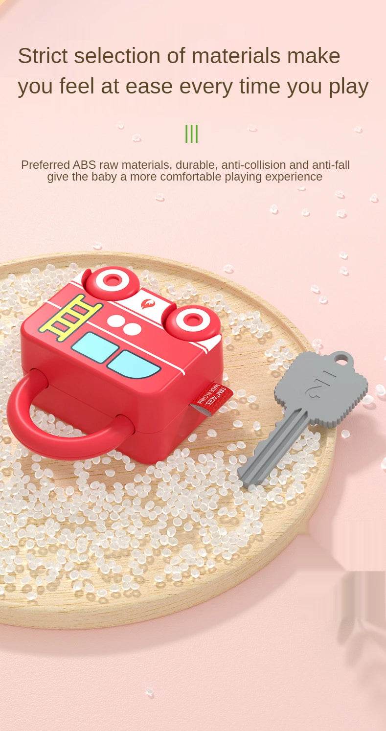 Kids Alphabet Lock Key Matching Educational Toys Montessori Number Matching Locking Toddler Learning Word Homeschool Toys - ToylandEU