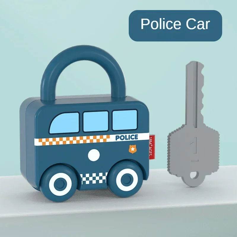 Kids Alphabet Lock Key Matching Educational Toys Montessori Number Matching Locking Toddler Learning Word Homeschool Toys - ToylandEU