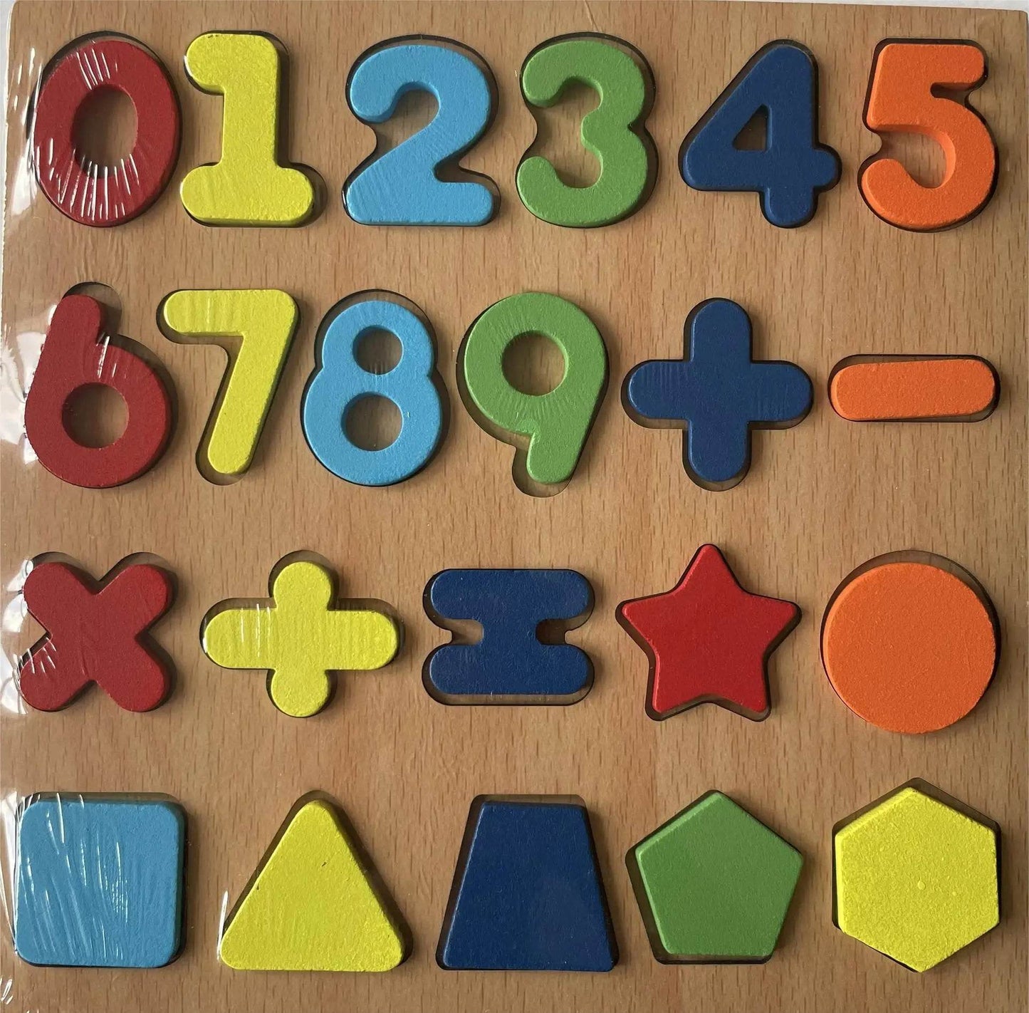 Montessori Educational Baby Toys Colorful Alphabet Number Wooden Puzzles Kids Matching Game - ToylandEU