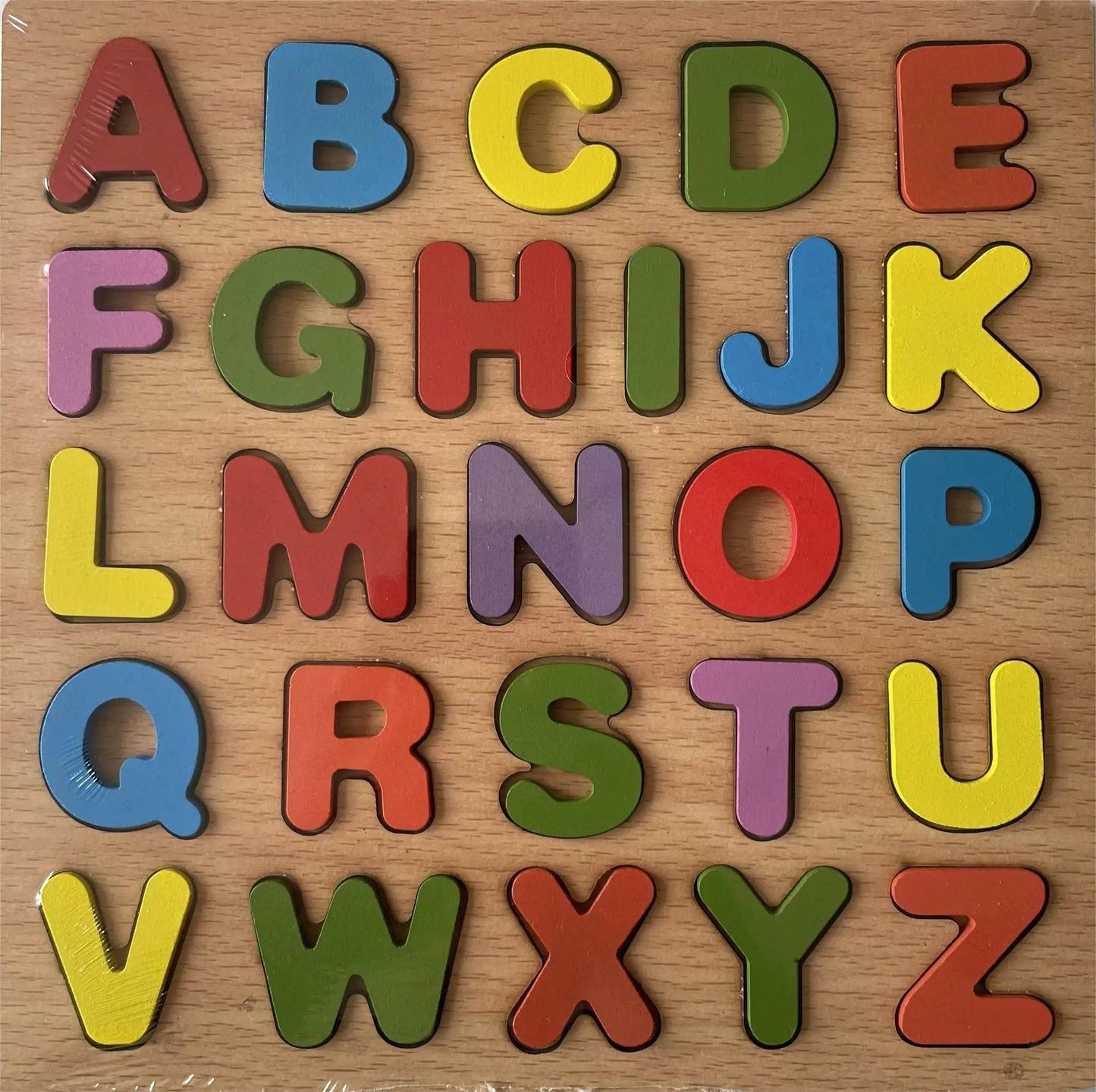 Montessori Educational Baby Toys Colorful Alphabet Number Wooden Puzzles Kids Matching Game - ToylandEU