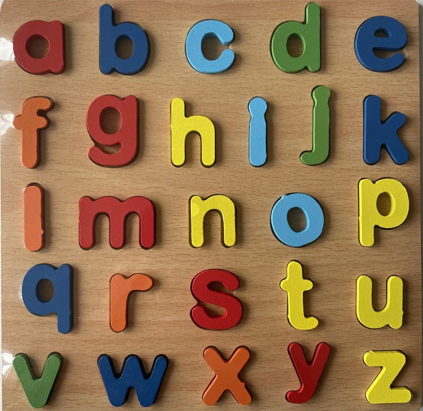 Montessori Educational Baby Toys Colorful Alphabet Number Wooden Puzzles Kids Matching Game - ToylandEU