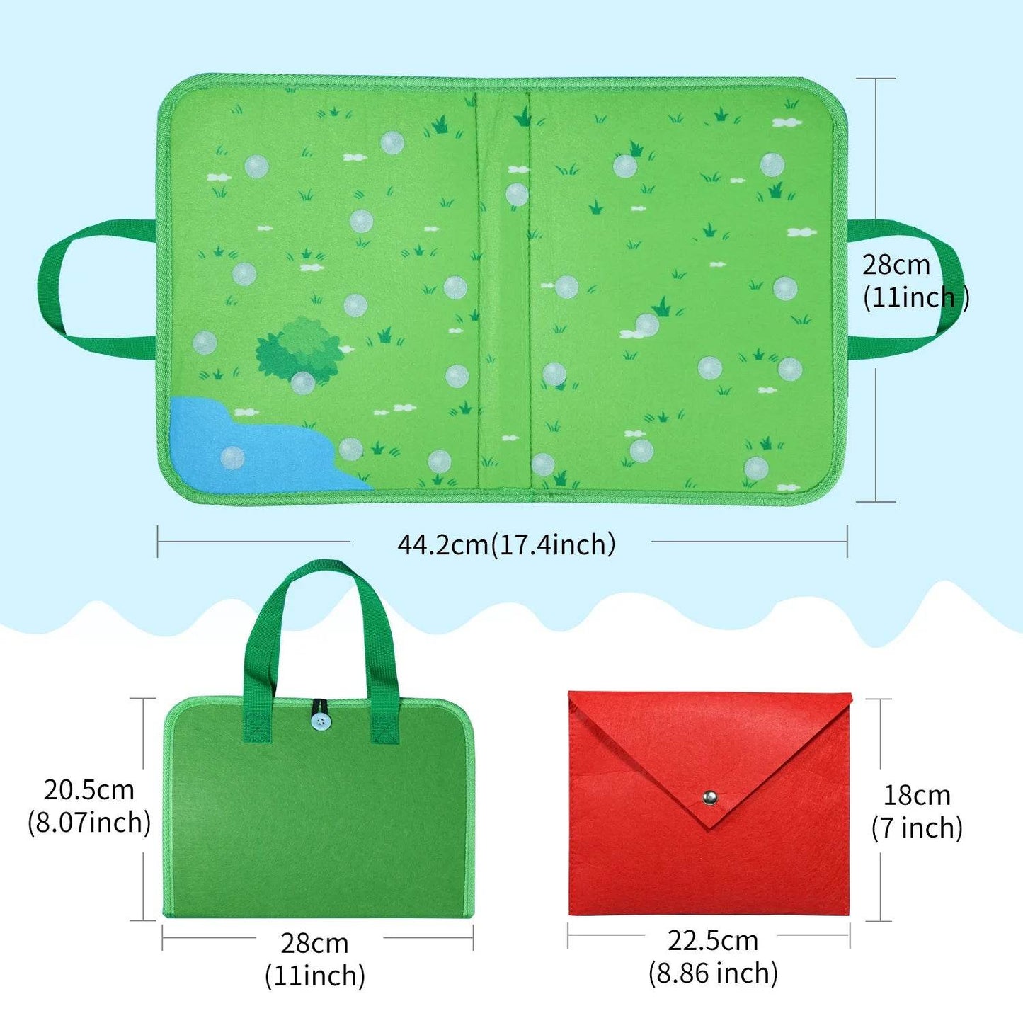 Montessori Animal Busy Board Farm Space Insects Ocean Arctic Flannel Sensory Toy for Kids Ideal Birthday Gift - ToylandEU