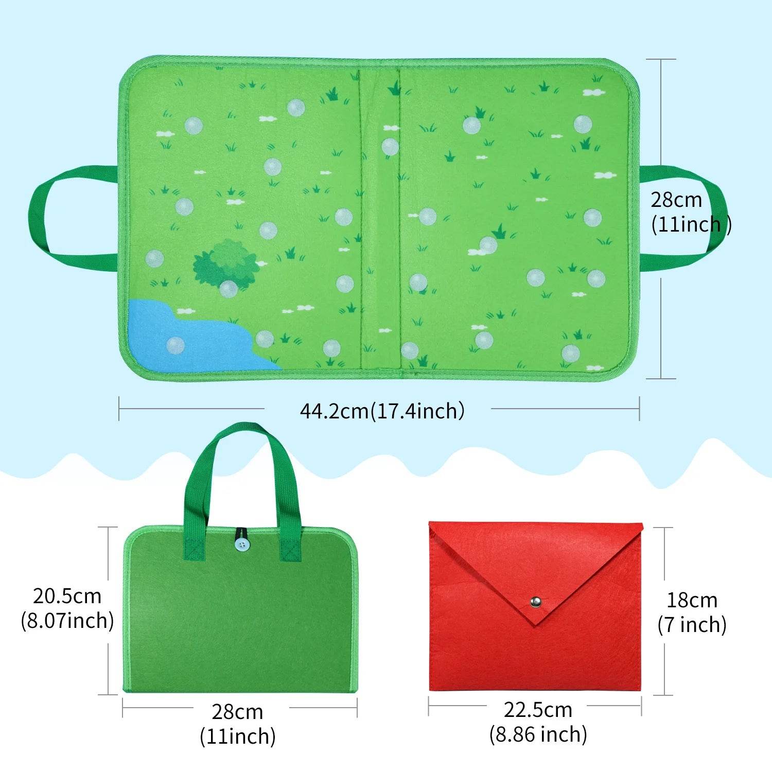 Montessori Animal Busy Board Farm Space Insects Ocean Arctic Flannel Sensory Toy for Kids Ideal Birthday Gift - ToylandEU