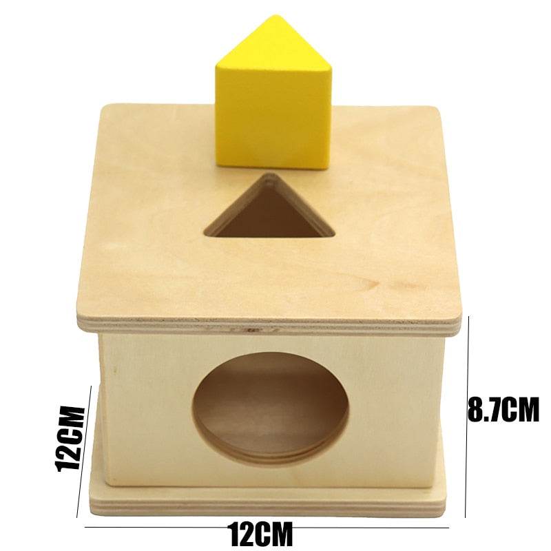 Caixa de brinquedos de desenvolvimento sensorial de madeira aprovada pela Montessori para crianças - ToylandEU