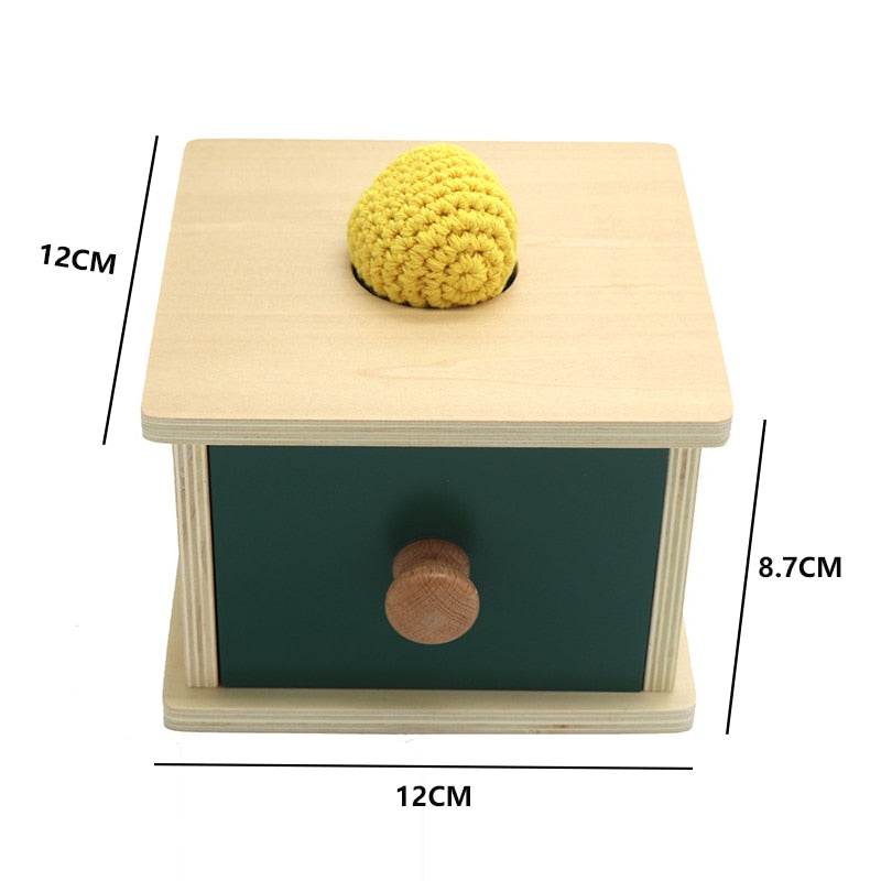 Caixa de brinquedos de desenvolvimento sensorial de madeira aprovada pela Montessori para crianças - ToylandEU