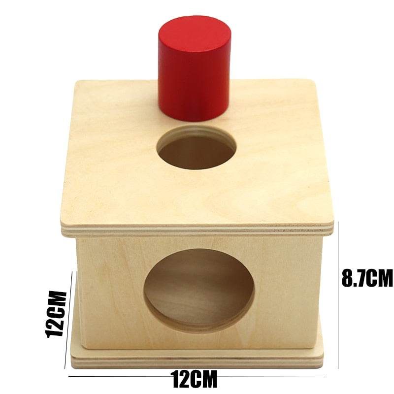 Caixa de brinquedos de desenvolvimento sensorial de madeira aprovada pela Montessori para crianças - ToylandEU