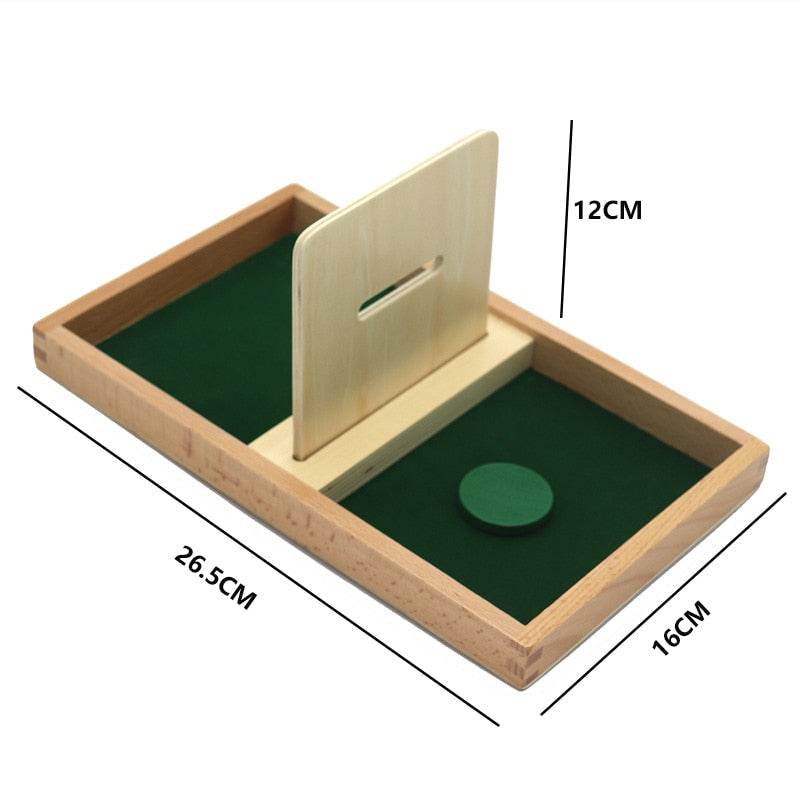Caixa de brinquedos de desenvolvimento sensorial de madeira aprovada pela Montessori para crianças - ToylandEU