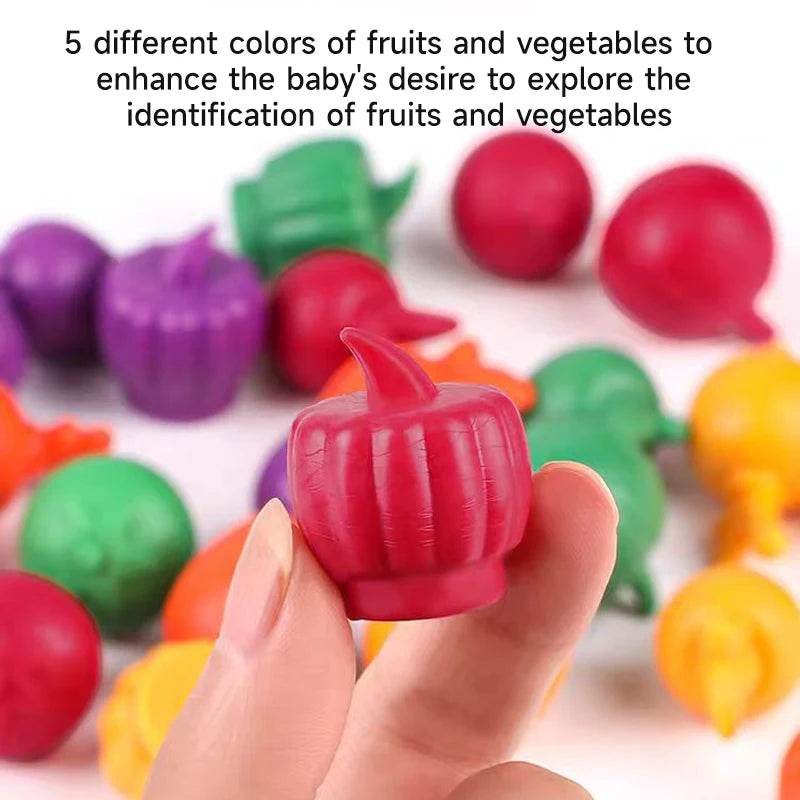 Montessori Baby Colorful Shape Educational Toys Experience Farmer's Uncle Plant Vegetable Toys Training Children Patience Toys - ToylandEU
