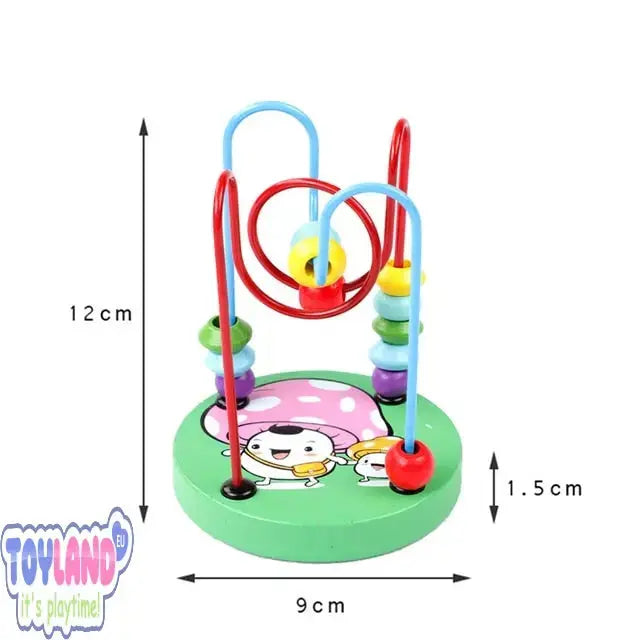 Montessori Baby Roller Coaster Abacus: Educational Math Toy for Toddlers.