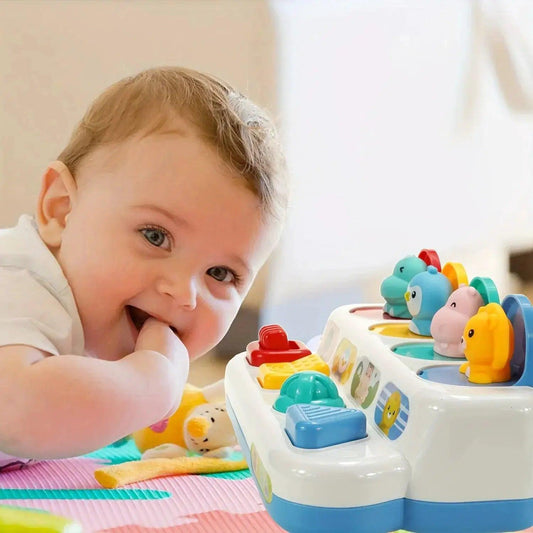  Montessori Baby Toy Color Sorting Pop Up Animals -  ToylandEU™