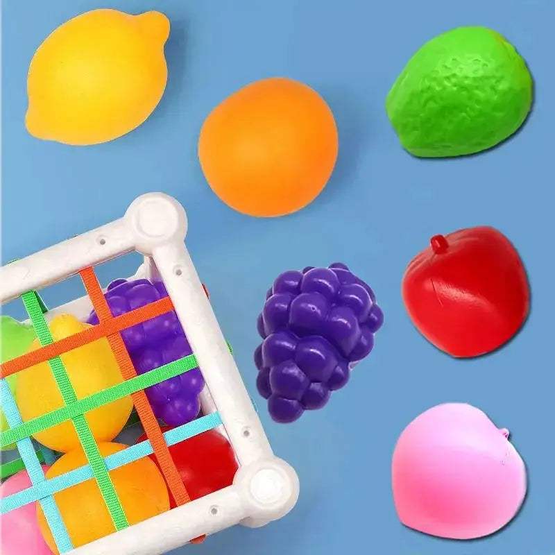 Montessori Baby Toys 18 Months Multisensory Fruit Shapes - ToylandEU