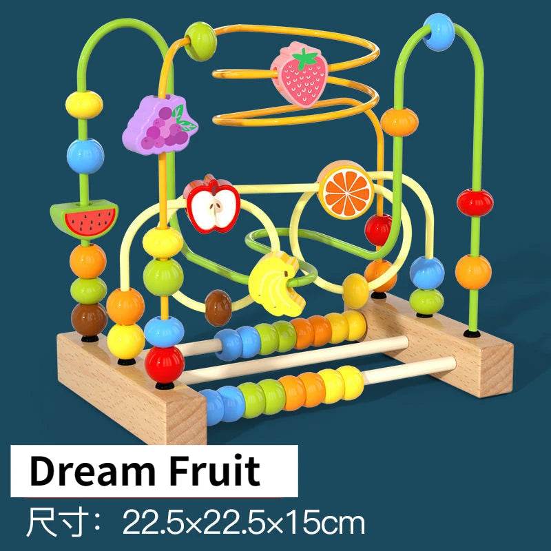 Montessori Bead Maze Abacus: Fun Math Puzzle for Kids' Early Learning - ToylandEU