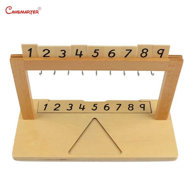 Montessori Wooden Beech Beads Math Learning Toy for Kids Ages 0-6 - ToylandEU