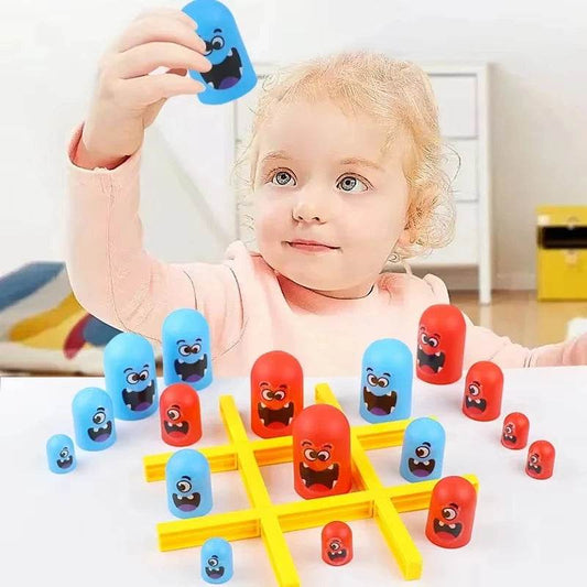 Premium Montessori Board Game with Interactive Three In A Row Feature for Children’s Educational Play - ToylandEU