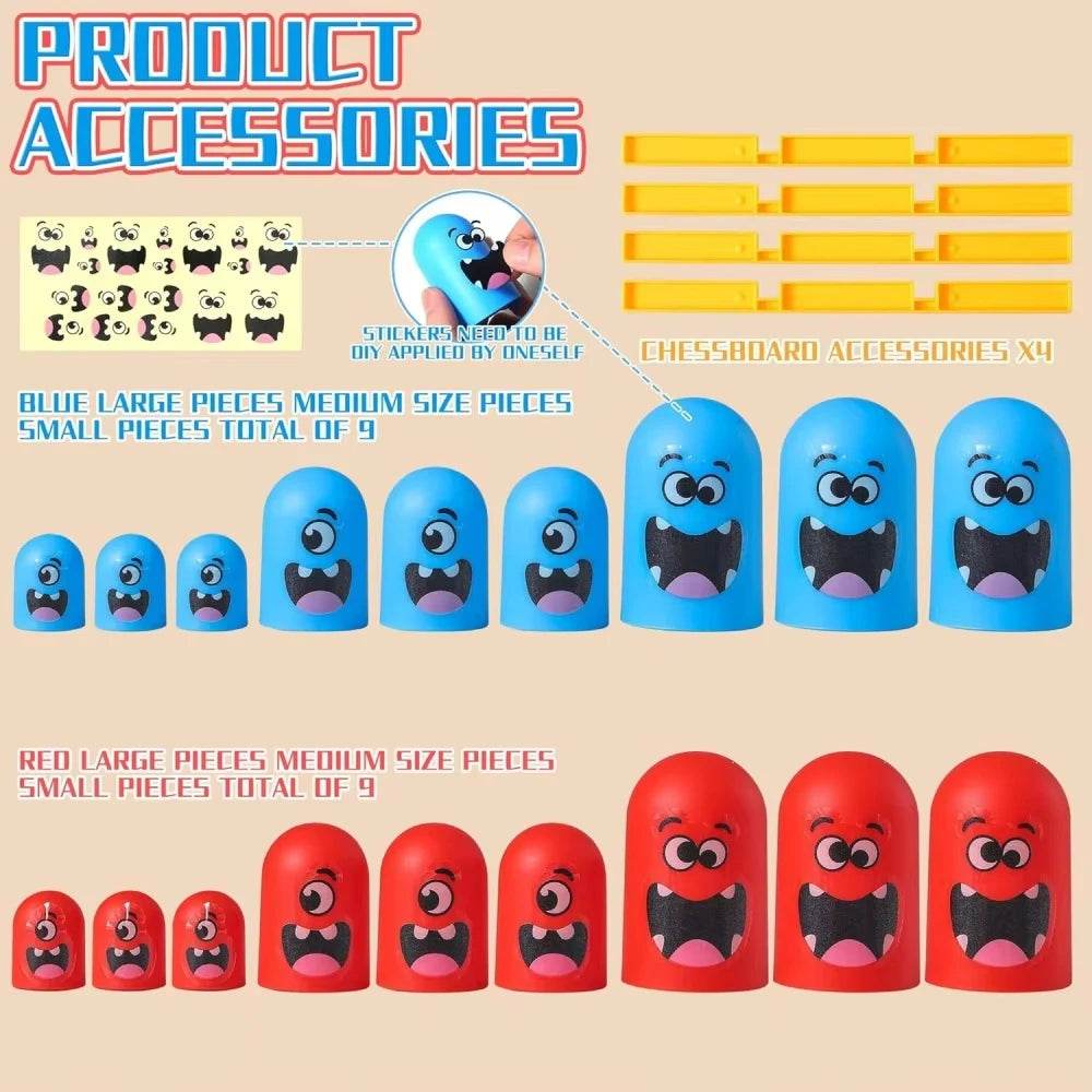 Premium Montessori Board Game with Interactive Three In A Row Feature for Children’s Educational Play - ToylandEU