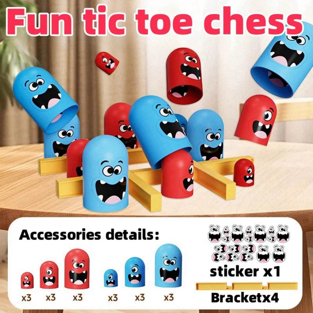 Premium Montessori Board Game with Interactive Three In A Row Feature for Children’s Educational Play - ToylandEU