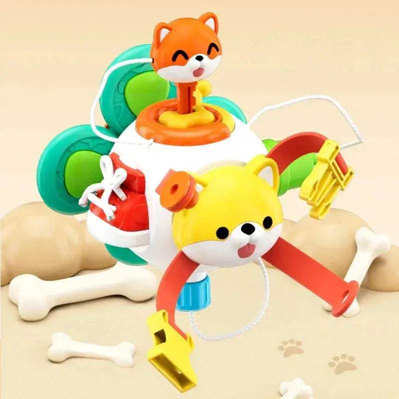 Montessori Busy Board Cube 10in1 Fine Motor Skills Travel Toy - ToylandEU