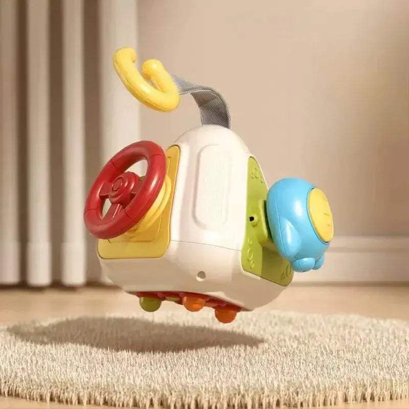 Montessori Busy Board Cube For Toddlers Develop Fine Motor Skills - ToylandEU