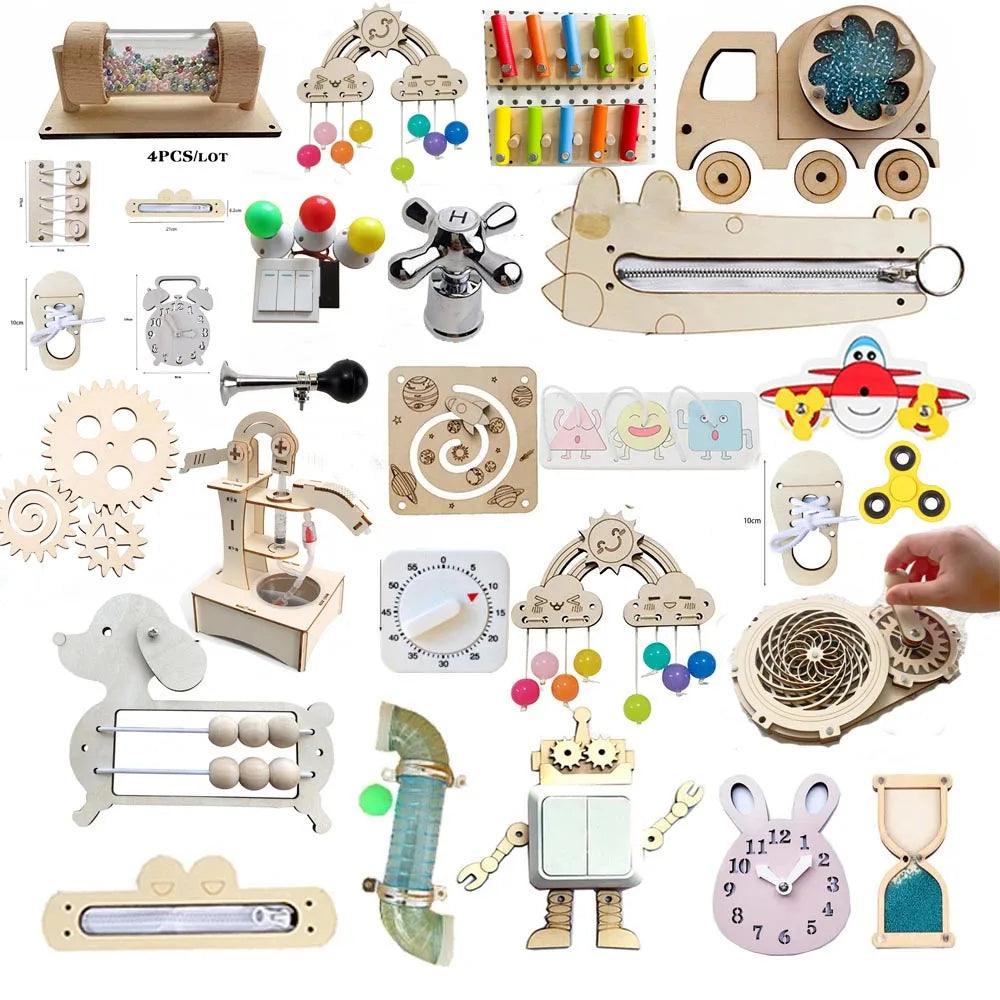 Montessori Busy Board | DIY Fine Motor Skills | Toylandeu™