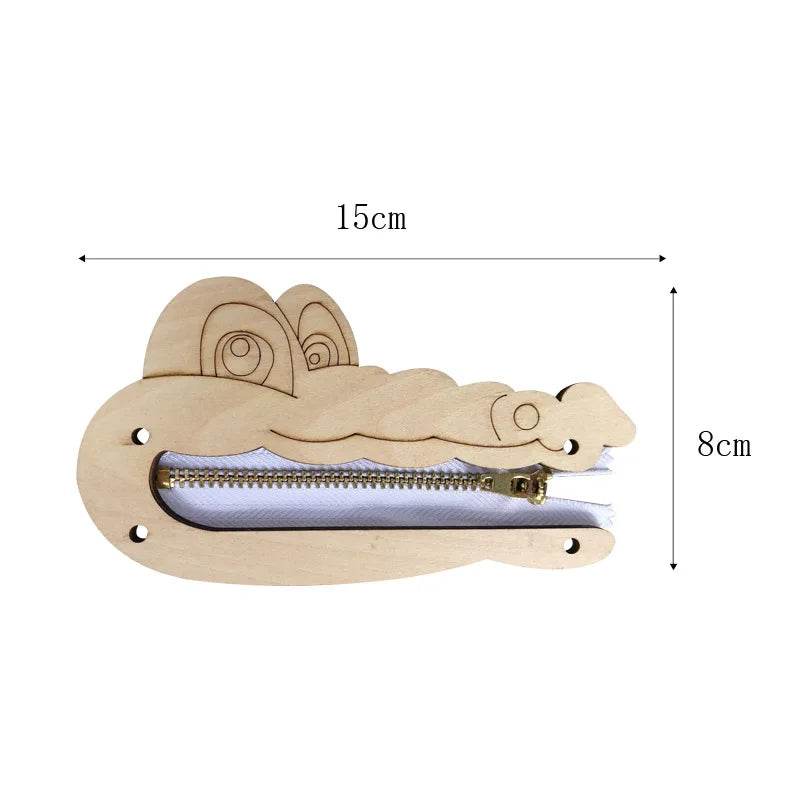 Montessori Busy Board DIY Wooden Accessories Educational Toy for Children with Castle Bulldozer Helicopter and Early Learning Activities - ToylandEU