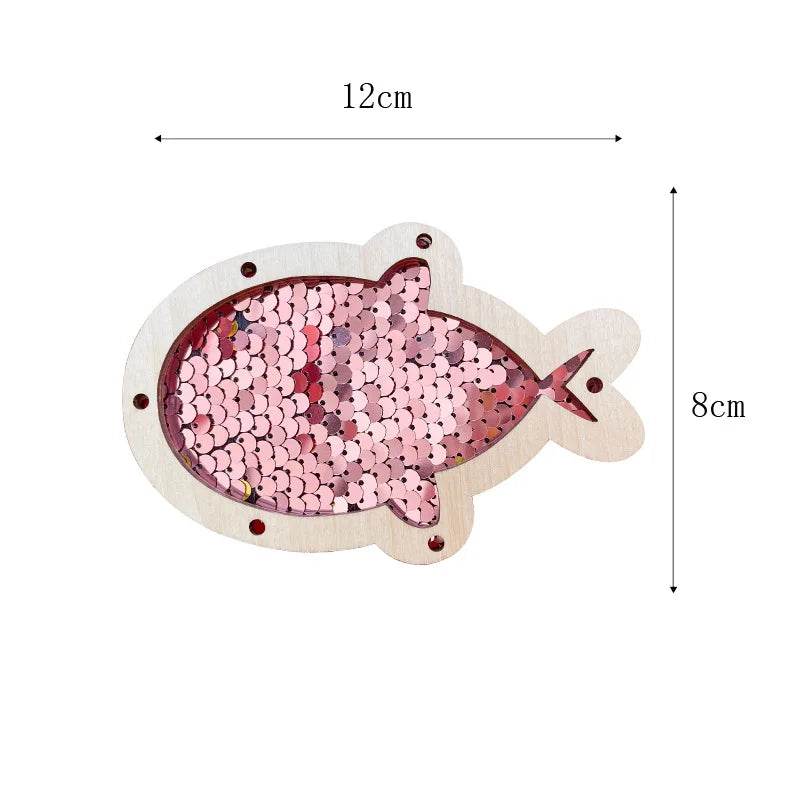 Montessori Busy Board DIY Wooden Accessories Educational Toy for Children with Castle Bulldozer Helicopter and Early Learning Activities - ToylandEU