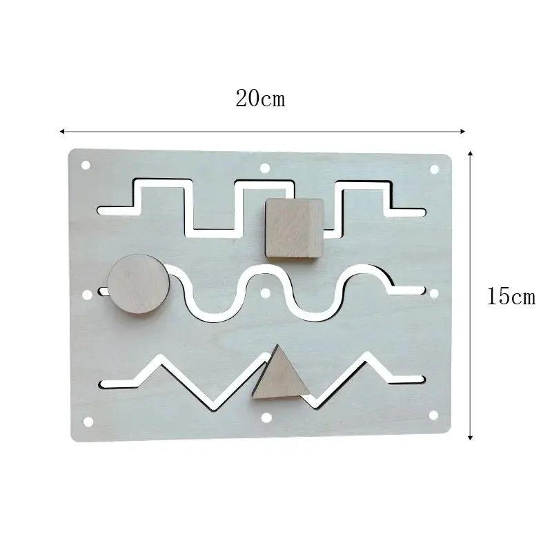  Montessori Busy Board Durable Wooden Toy For Sensory Play -  ToylandEU™