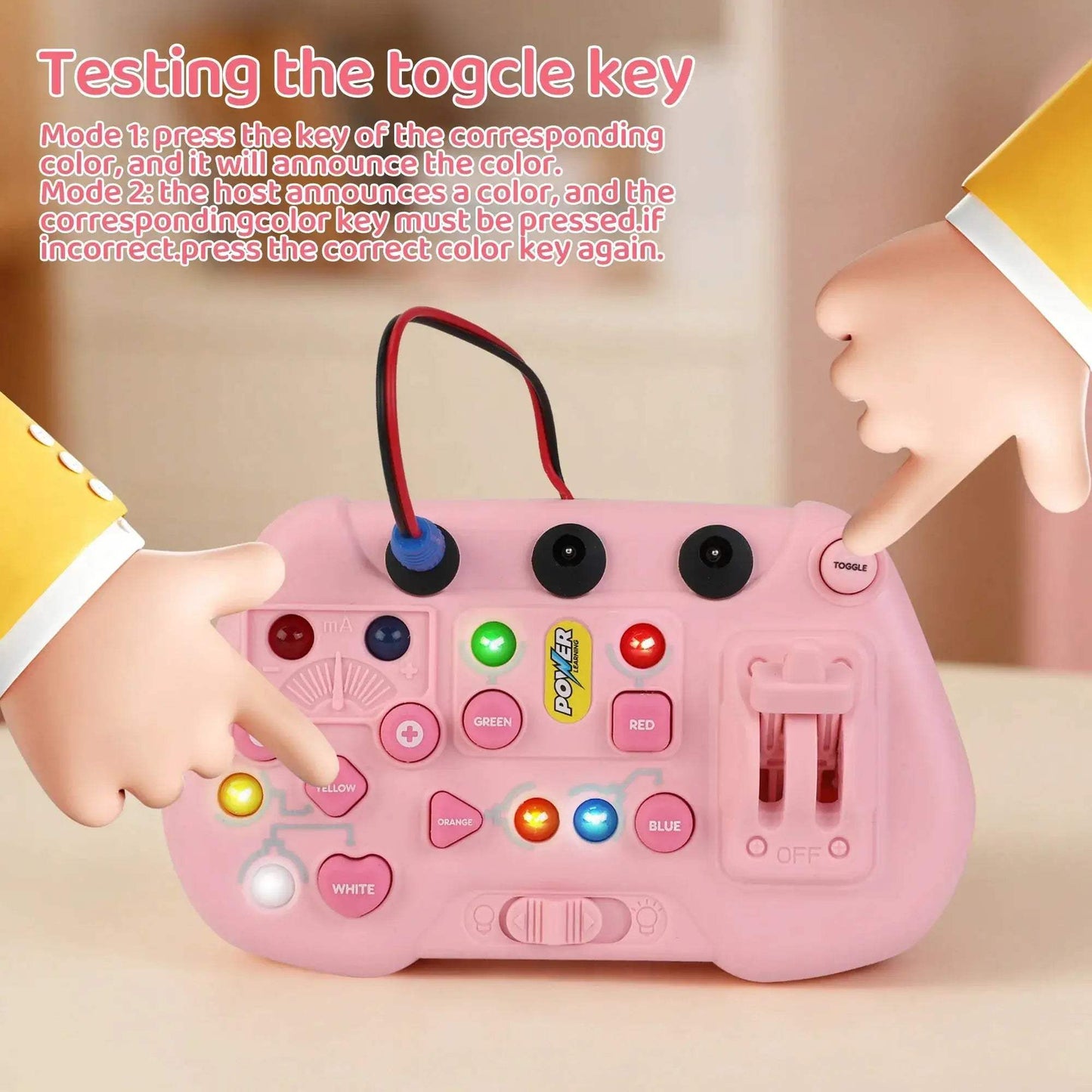 Montessori Busy Board Educational Sensory Toy With Lights And Sounds - ToylandEU