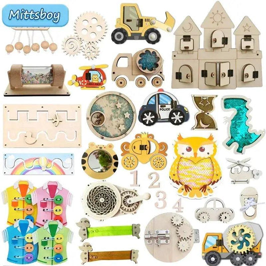  Montessori Busy Board Educational Toy For Kids Safe -  ToylandEU™