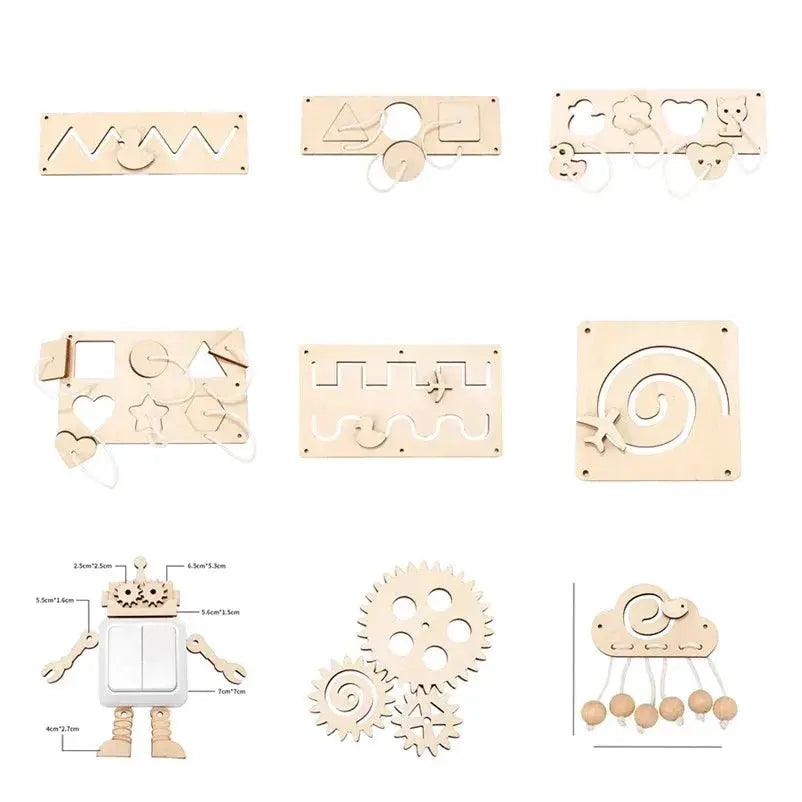  Montessori Busy Board Educational Toy For Kids Safe -  ToylandEU™