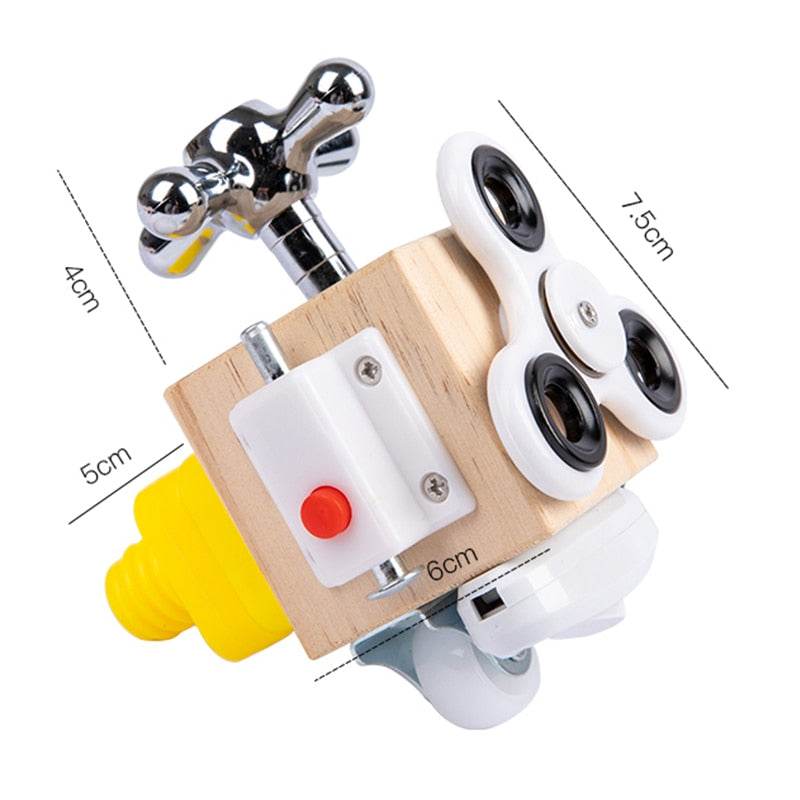 Montessori Busy Board: Brinquedo de habilidades divertidas e educativas para crianças - ToylandEU