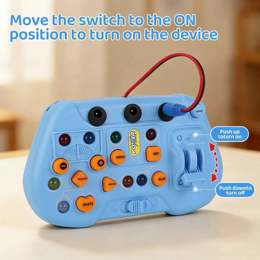  Montessori Busy Board Educational Toy With Lights -  ToylandEU™