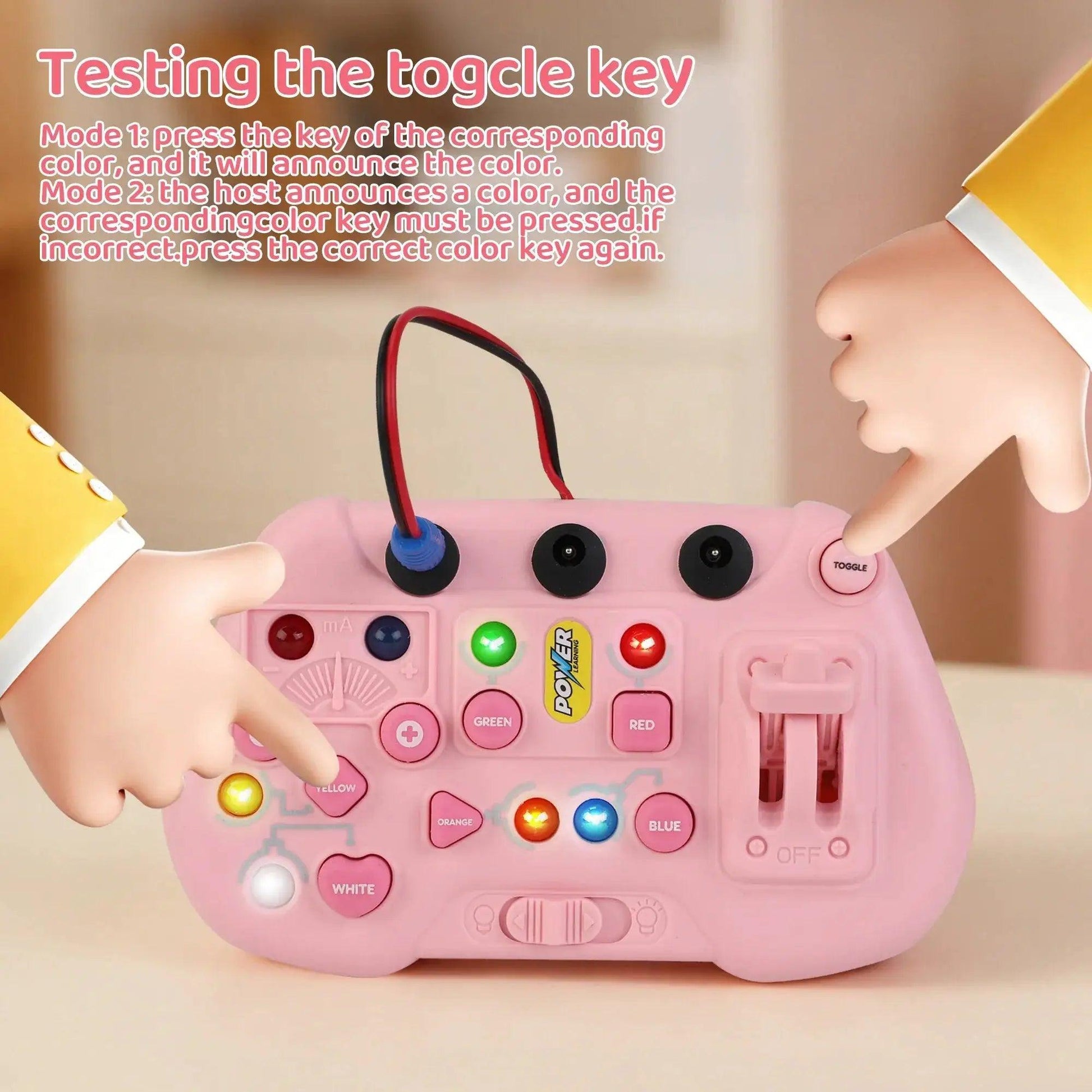  Montessori Busy Board Educational Toy With Lights -  ToylandEU™