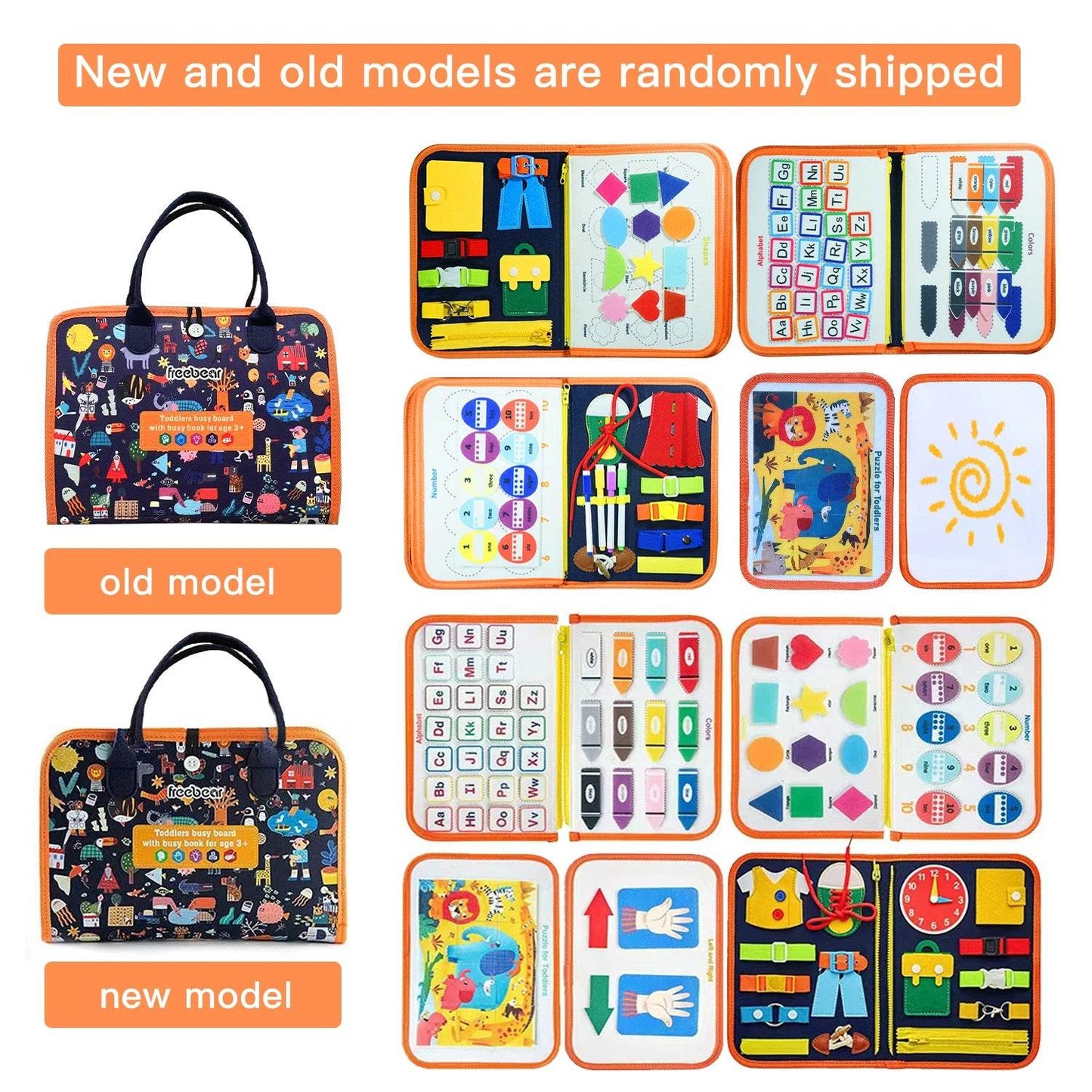 Montessori Busy Board for Ages 3-6 Sensory Educational Toy for Early Learning and Fine Motor Skills - ToylandEU