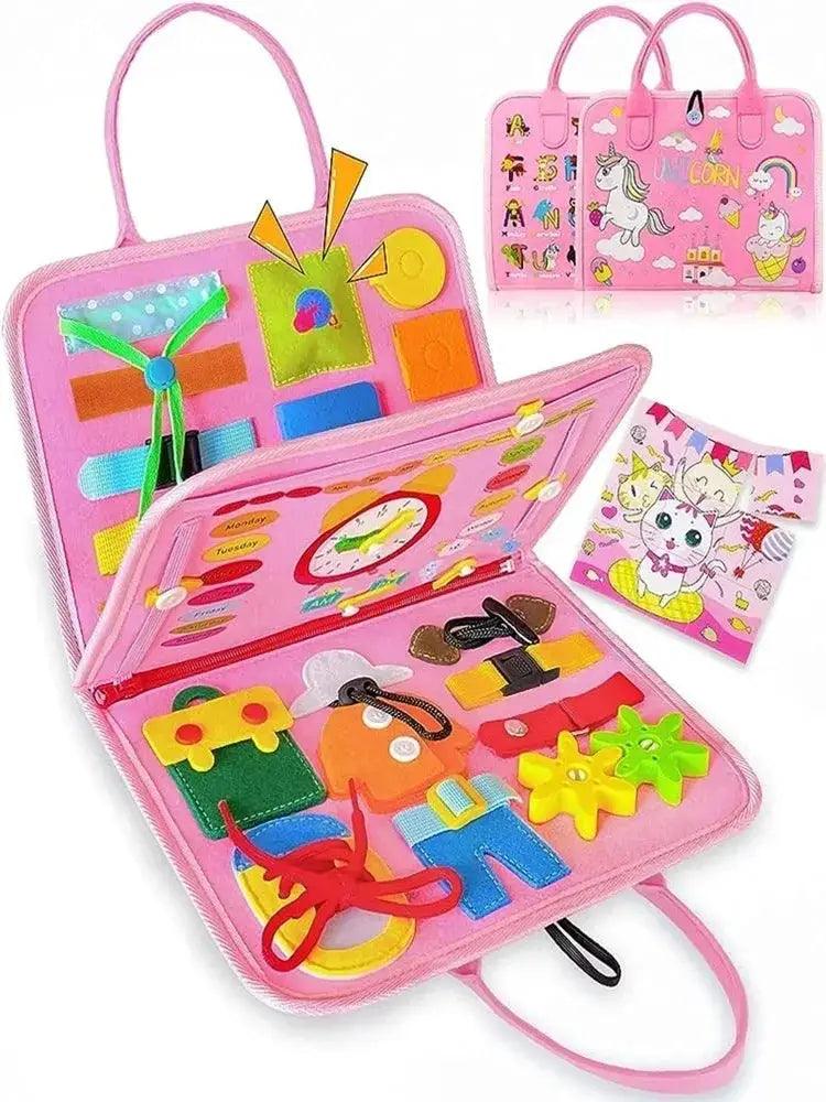  Montessori Busy Board For Early Learning No Chemicals -  ToylandEU™