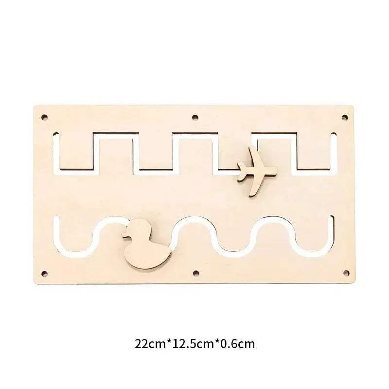 Montessori Busy Board For Toddlers Develops Fine Motor Skills - ToylandEU