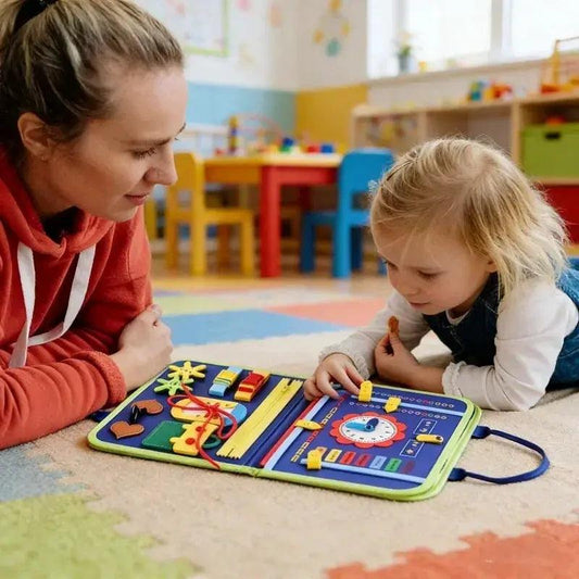  Montessori Busy Board For Toddlers Premium Sensory Toy -  ToylandEU™