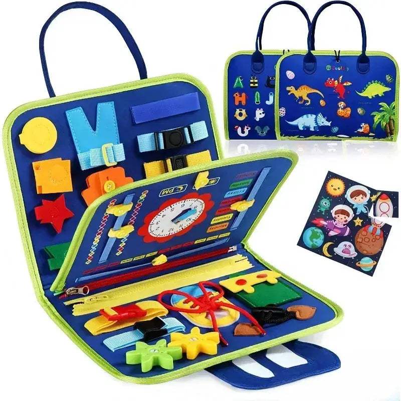 Montessori Busy Board For Toddlers Sensory Learning Toy - ToylandEU