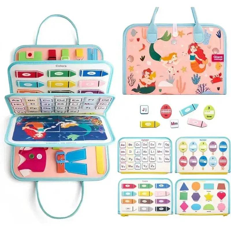 Montessori Busy Board For Toddlers Sensory Learning Toy - ToylandEU