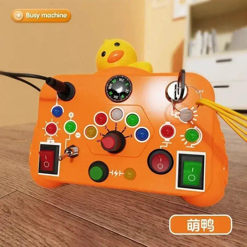  Montessori Busy Board LED Light Sensory Toy For Travel -  ToylandEU™