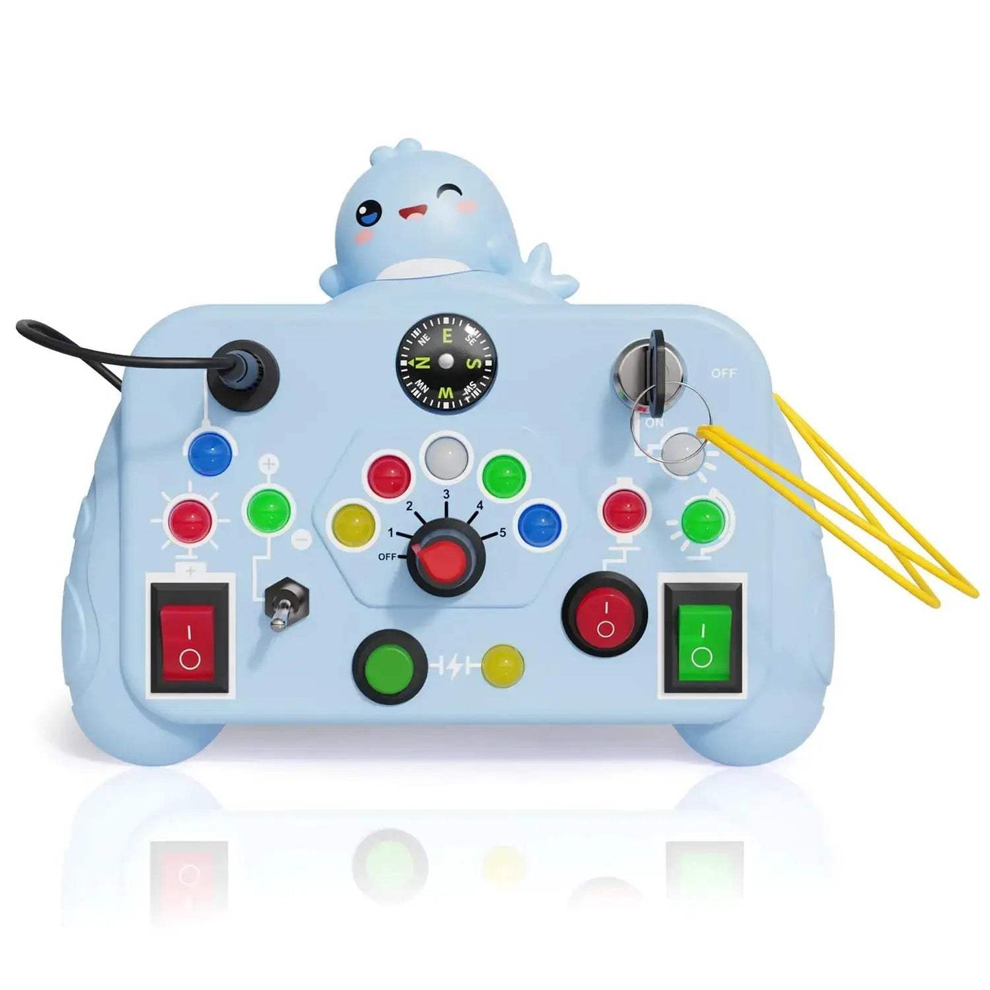 Montessori Busy Board LED Light Switch For Toddler Sensory Learning - ToylandEU