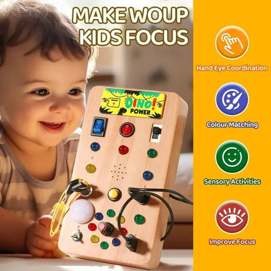  Montessori Busy Board Led Lights CE Certified Learning -  ToylandEU™