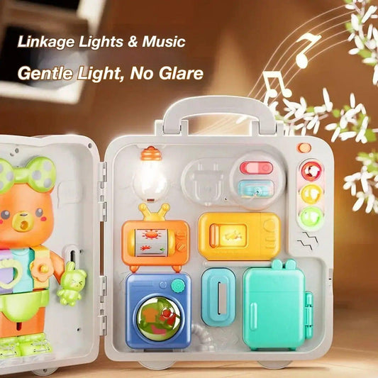  Montessori Busy Board Music Lights Sensory Toy -  ToylandEU™