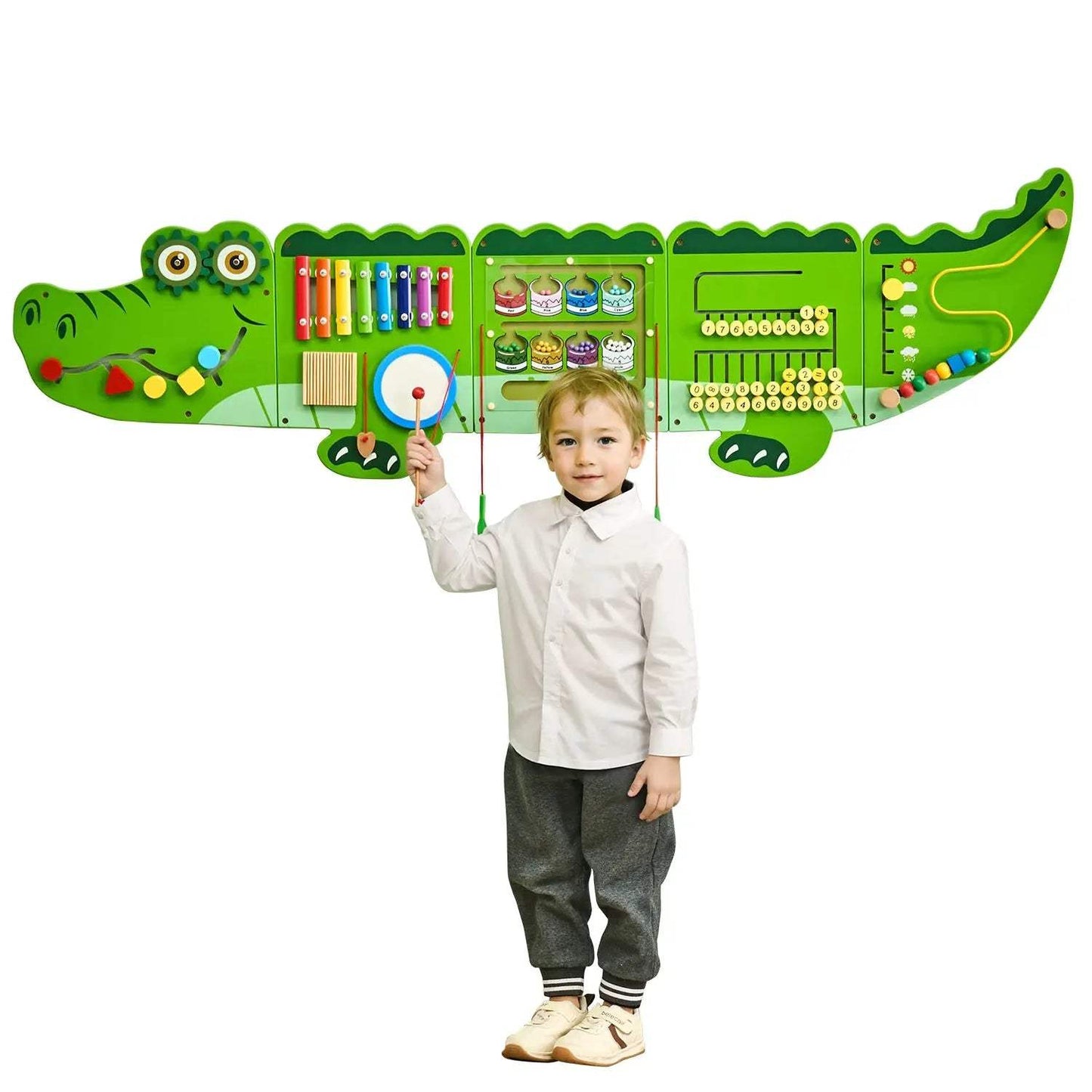  Montessori Busy Board Nine Activities Educational Toy -  ToylandEU™