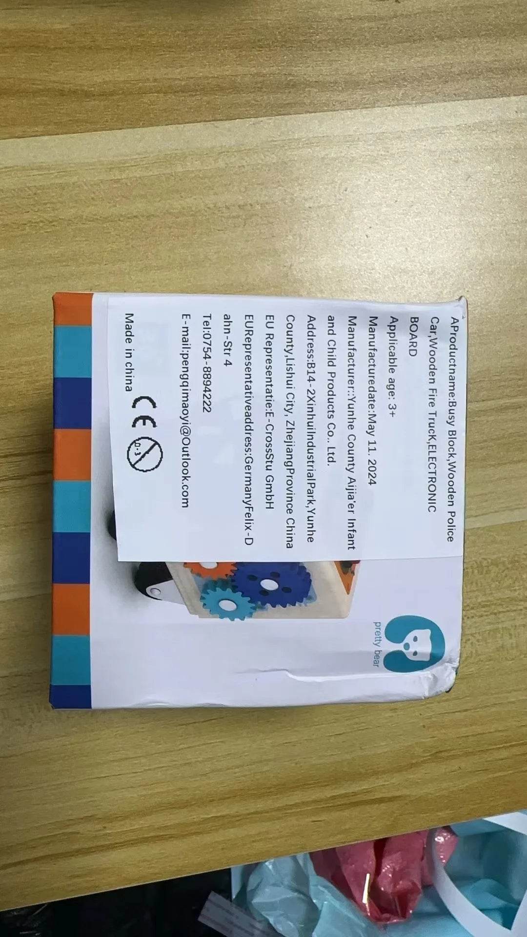 Montessori Busy Board Sensory Toy Polyhedron Busy Bus with LED Light Switch Travel Activities Educational Toy for Children - ToylandEU