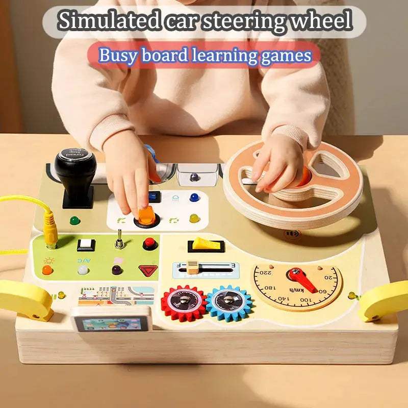 Montessori Busy Board Sensory Educational Toy For Travel - ToylandEU