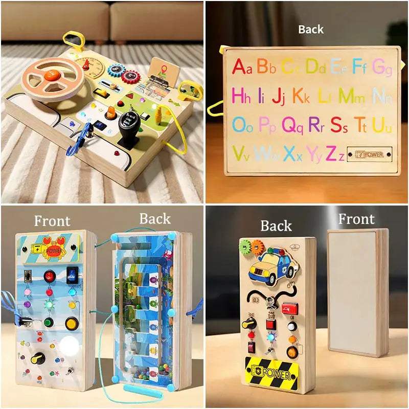 Montessori Busy Board Sensory Educational Toy For Travel - ToylandEU