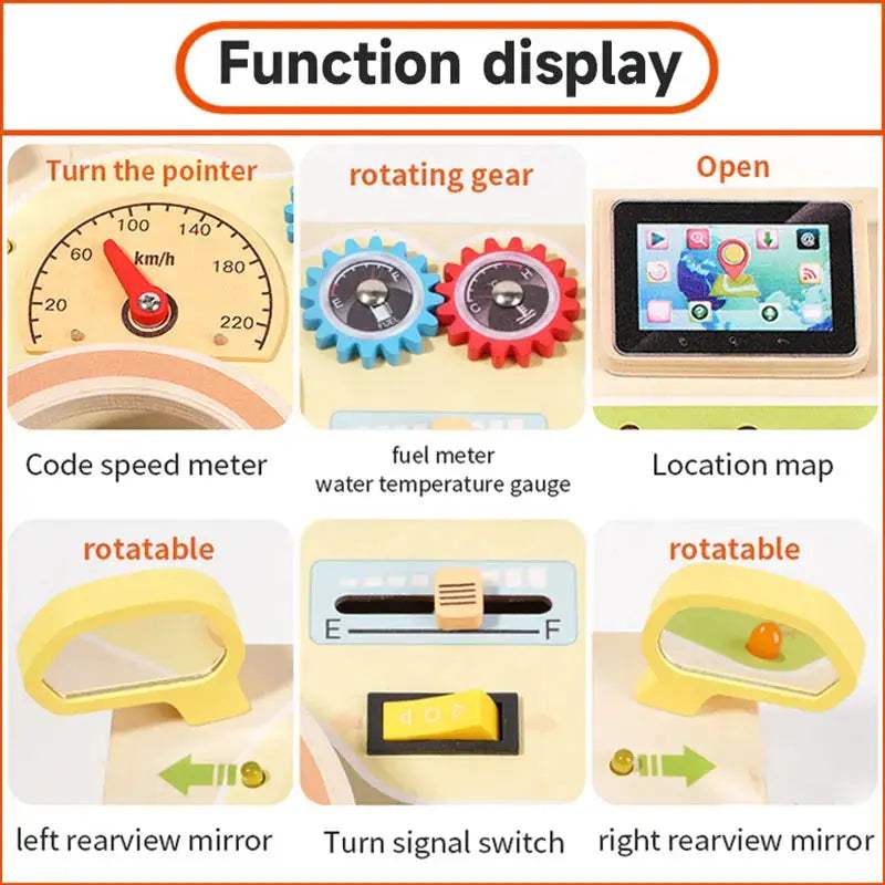 Montessori Busy Board Sensory Educational Toy For Travel - ToylandEU